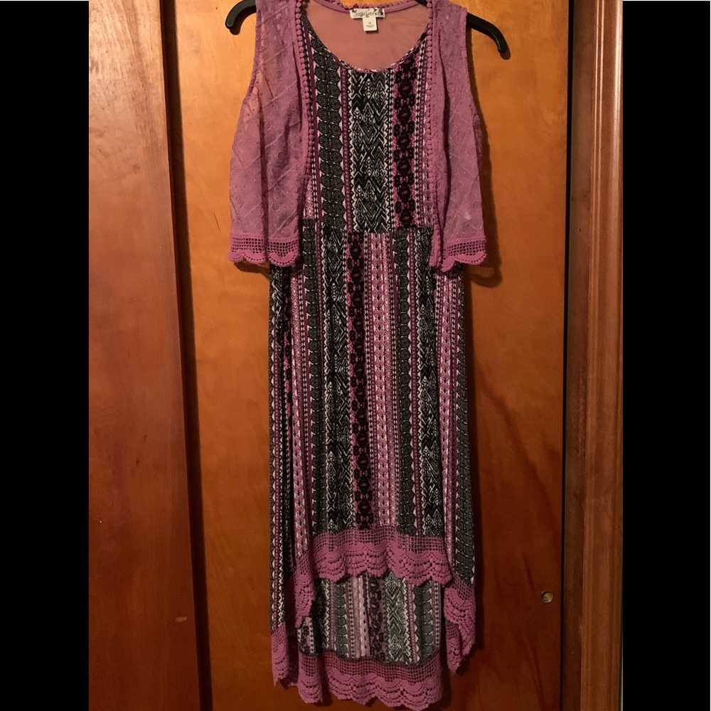 Girls Sz.12 Sleeveless Hi-Lo Summer Dress